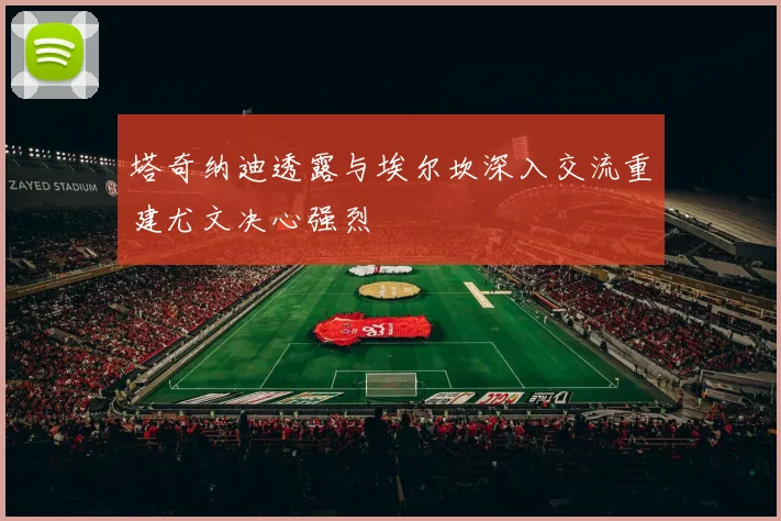 塔奇纳迪透露与埃尔坎深入交流重建尤文决心强烈